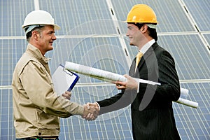 Technician and Engineer at Solar Power Station