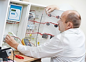 Technician engineer at work