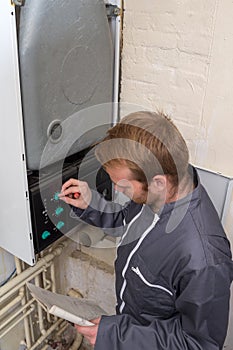 Technician for heating system