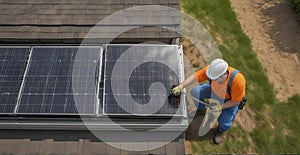 Currently installing solar panels