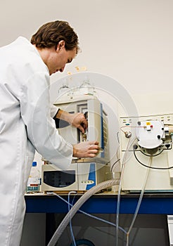 Technician in Laboratory