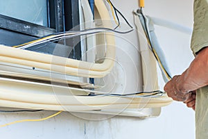 An air condition technician