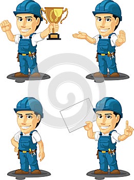 Technician or Repairman Customizable Mascot 5