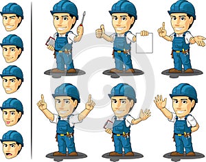 Technician or Repairman Mascot 3