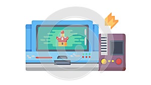 IT Technician Server Room Maintenance, vector design Generative AI