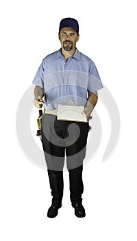 Technician-Standing-Clipboard CP