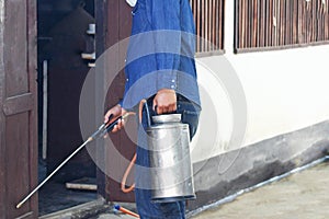 Eliminates termites by technicians