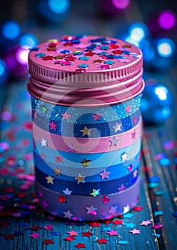 Technicolor Party: A Festive Celebration of Unique Jar Lid Art