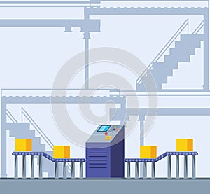 technified factory scene icon