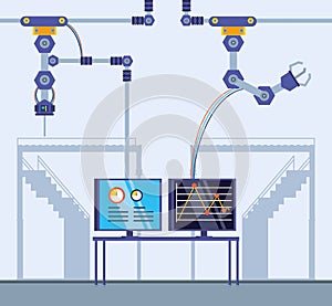 technified factory scene icon