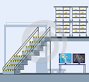 technified factory scene icon