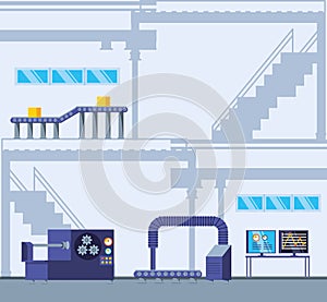 technified factory scene icon