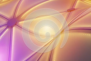 Techno cloud abstract background. Polygonal triangles design. Big data digital illustration