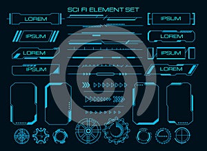 Techno cyber ux elements