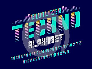 Techno font