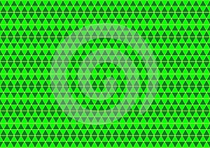 Techno Geometric Oriental Ornamental in Neon Green Colour Seamless Pattern Background Wallpaper