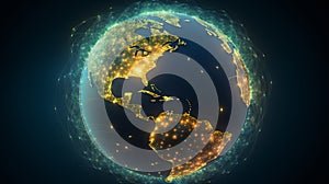 Techno-Global Symphony: World Map Harmonizing Global Business