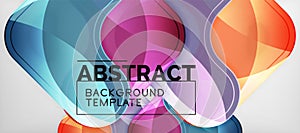 Techno lines, hi-tech futuristic abstract background template with arrow shapes