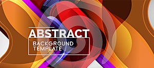 Techno lines, hi-tech futuristic abstract background template with arrow shapes