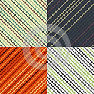 Techno pattern of circles and lines