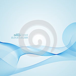 Techno vector abstract background with soft lines.