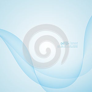 Techno vector abstract background with soft lines.