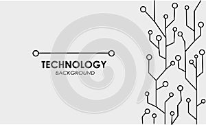 Technologi modern and simple  background photo