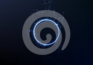 Technological circuit intelligent interface connection abstract