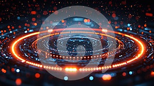 Technological circular interface