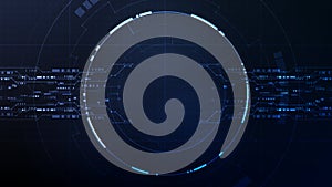 Technological future interface hud circuit platform abstract background template vector