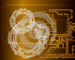 Technological futuristic