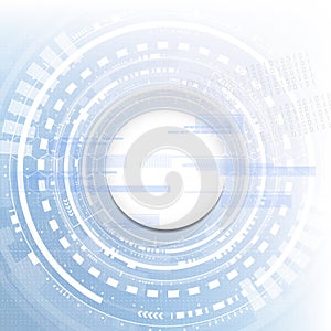 Technological interface access platform abstract background vector