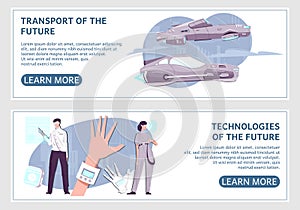 Technologies Of Future Horizontal Banners