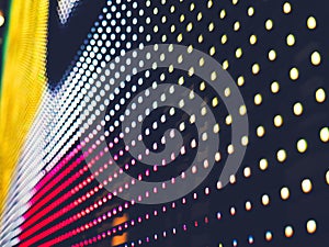 Technology Abstract background colorful Led light pattern