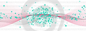 Technology Abstract. Matrix Digits. Data