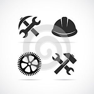 Technology abstract vector icon
