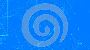 Technology background. Abstract digital combination dots and lines. Big data visualization. Network connection structure