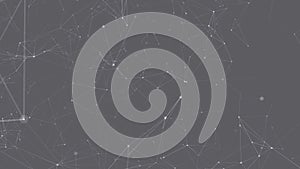 Technology background. Abstract digital combination dots and lines. Big data visualization. Network connection structure