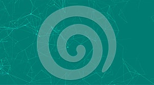 Technology background. Abstract digital combination dots and lines. Big data visualization. Network connection structure