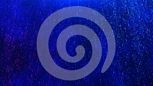 Technology background. Abstract digital particle wave. Futuristic dotted wave. Network connection structure. 3D