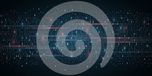 Technology background of binary code. Software code. Random 0 and 1 numbers of program code. Digital data technology concept.