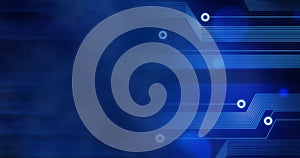 Technology Background, Computer future linien creative circuit blue