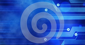 Technology Background, Computer future linien creative circuit blue