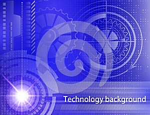 technology background. Concept of industrial design. Be