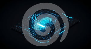Technology background design concept photo