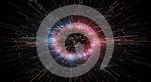 Technology background design concept photo