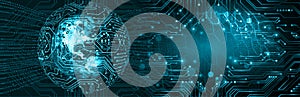Technology binary web glob background. virtual concept.world network  technology communication background.