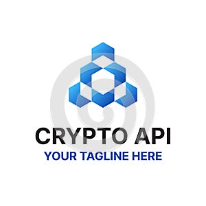 Technology Blockchain Crypto NFT Logo