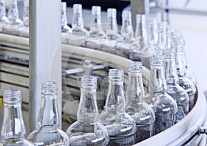 Technology bottling plant for bottles