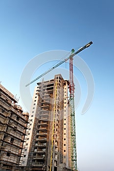 Technology of building houses in the city